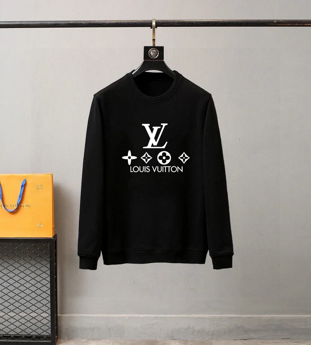 🅿️380 [LV Louis Vuitton] (Fat Man Gospel) hot-selling suit is coming. Focus on the original version of the official website. 2025 new hot-selling sweatshirt suit. The original order is hard to buy🇭🇰. It is the meticulous work of top designers for a fitting and perfect upper body effect. All-natural high-quality Roman cotton 100%, close-fitting comfort, noble and elegant! Original hardware embodies elegance and nobility! Counter size: M-5XL (maximum wear up to 220 pounds)